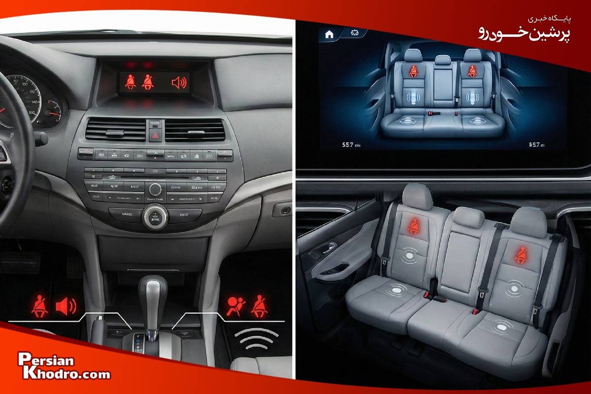 تکامل سیستم هشداردهنده بستن کمربند ایمنی