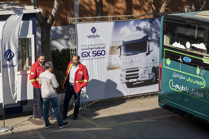 افتتاح خط تولید کشنده GX560 سایپا دیزل