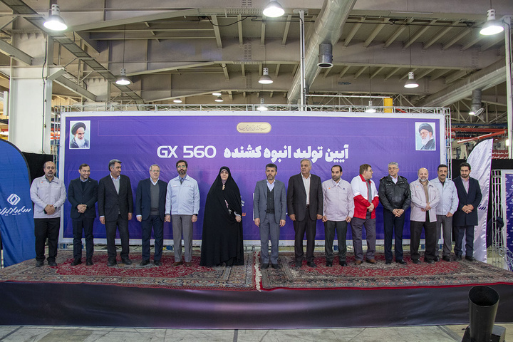 افتتاح خط تولید کشنده GX560 سایپا دیزل