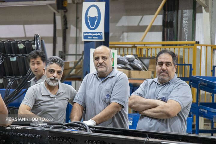 خط تولید کشنده GX560 سایپا دیزل