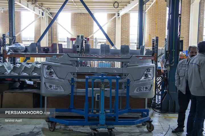 خط تولید کشنده GX560 سایپا دیزل