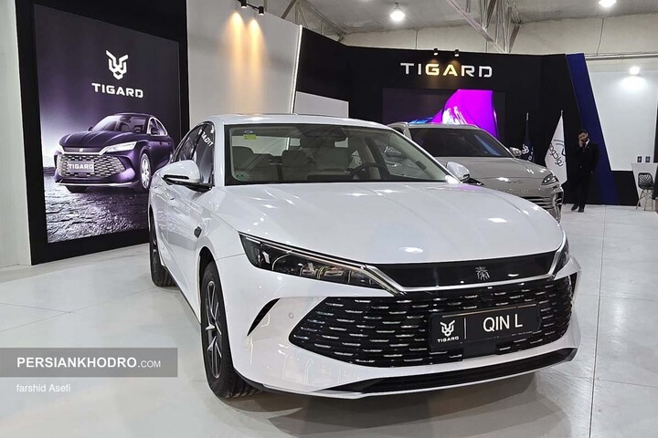 بی وای دی چین ال در نمایشگاه خودرو مازندران _ دی ماه 1404