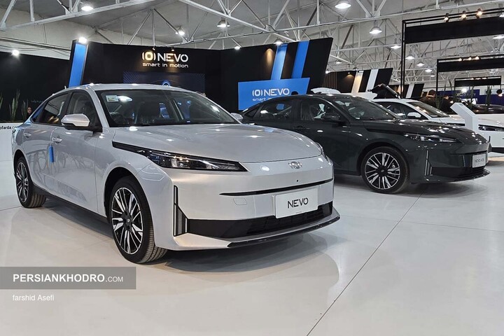 نوو A05 در نمایشگاه خودرو مازندران _ دی ماه 1404