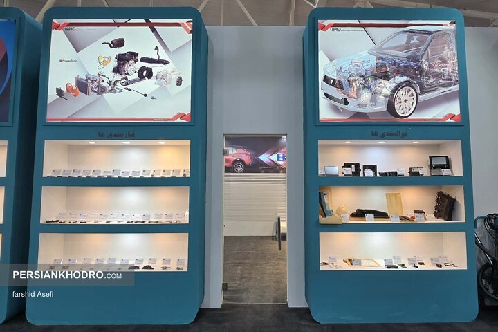 غرفه قطعه سازان در نمایشگاه خودرو مازندران _ دی ماه 1404