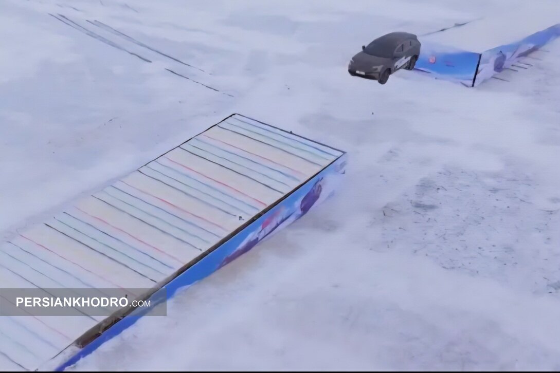 پرش چانگان CS75 پلاس روی یخ