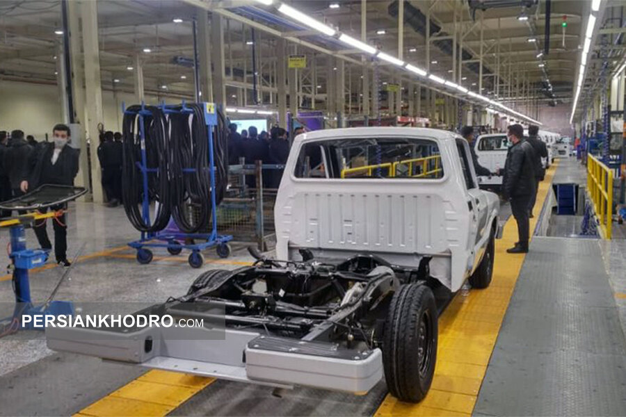 خط تولید وانت کارا