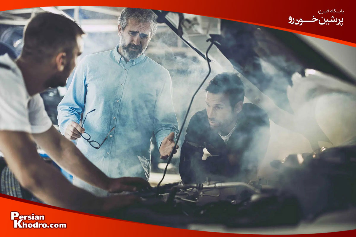 علت جوش آوردن ماشین