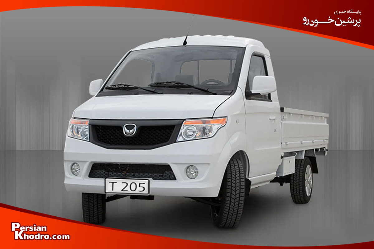 هیوسو T205 از وانت های سبک بازار ایران