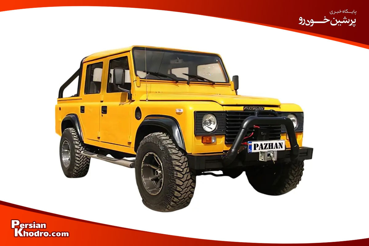 وانت دوکابین پاژن قوی ترین وانت ایران برای مسیرهای آفرود