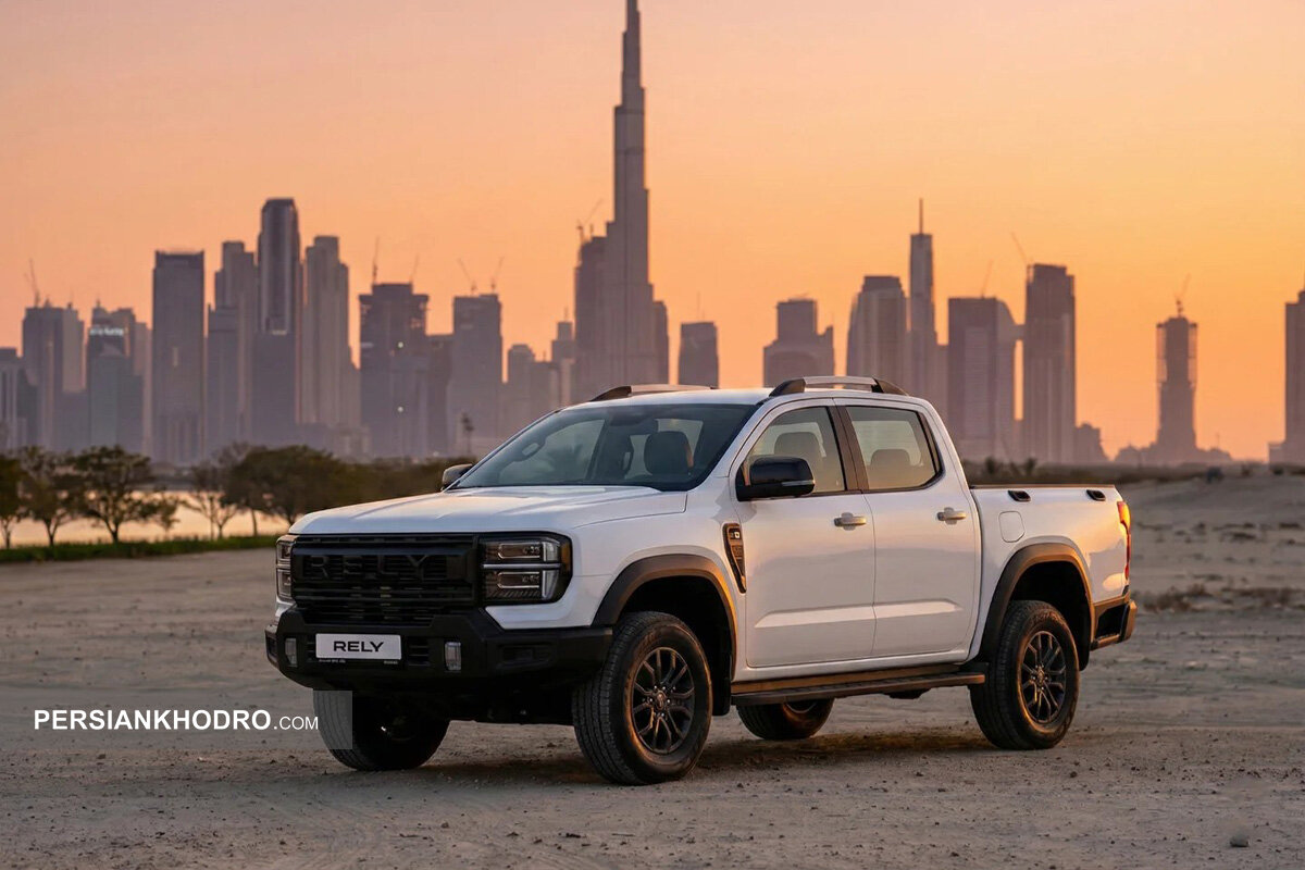 معرفی پیکاپ چری RELY R۰۸؛ رقیب ارزان‌ قیمت هایلوکس (+عکس)