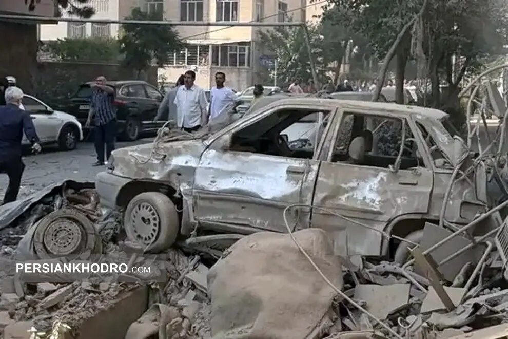 آسیب به ۴۵۷۶ خودرو در تهران در اثر جنگ!