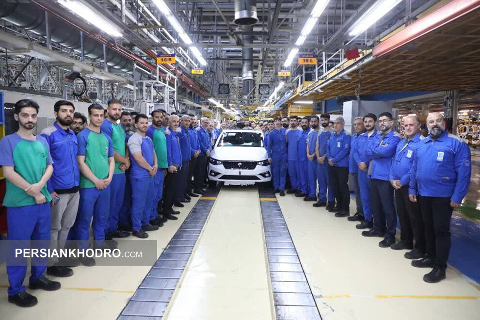 بازدید مدیرعامل ایران خودرو از خط تولید -فروردین 1405