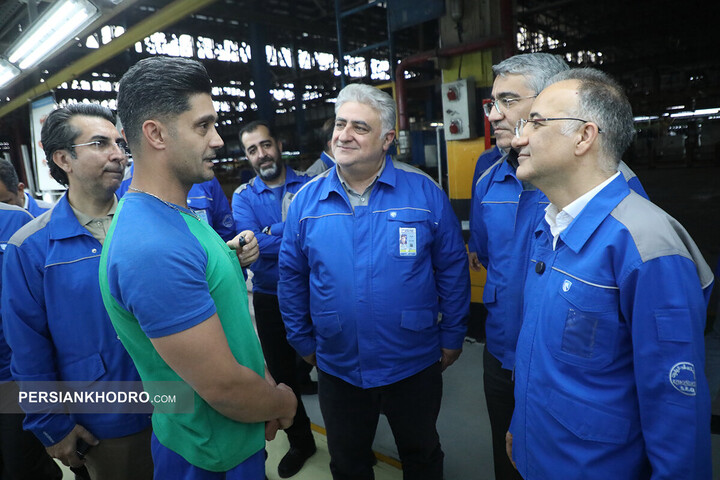 بازدید مدیرعامل ایران خودرو از خطوط تولید - اردیبهشت 1405