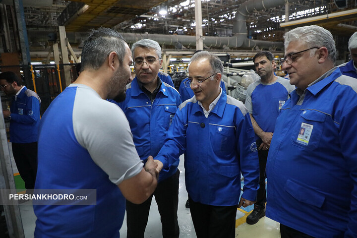 بازدید مدیرعامل ایران خودرو از خطوط تولید - اردیبهشت 1405