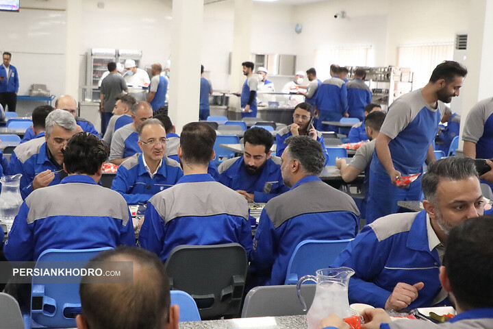 بازدید مدیرعامل ایران خودرو از خطوط تولید - اردیبهشت 1405