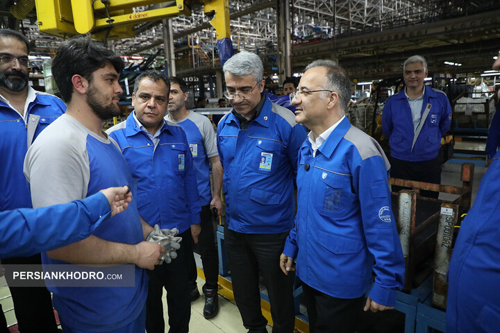 بازدید مدیرعامل ایران خودرو از خطوط تولید - اردیبهشت 1405