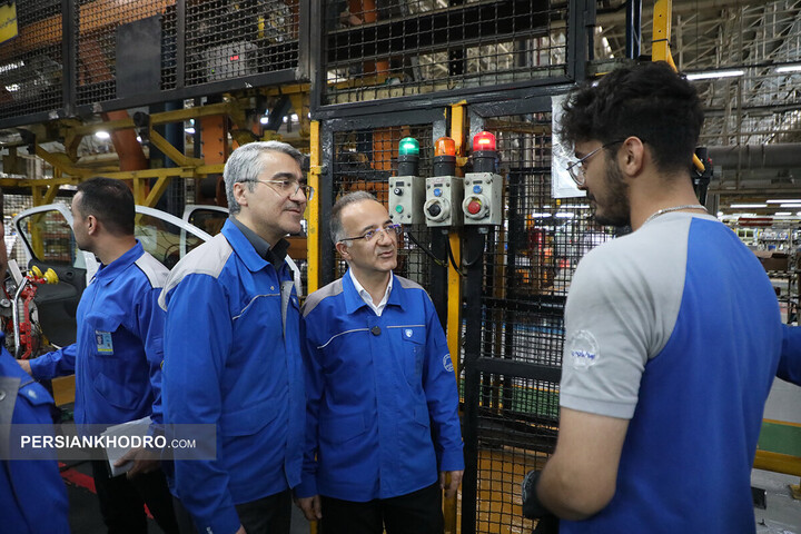 بازدید مدیرعامل ایران خودرو از خطوط تولید - اردیبهشت 1405