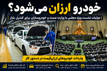خودرو ارزان می‌شود؟ جزئیات نشست ویژه مجلس با وزارت صمت و خودروسازان