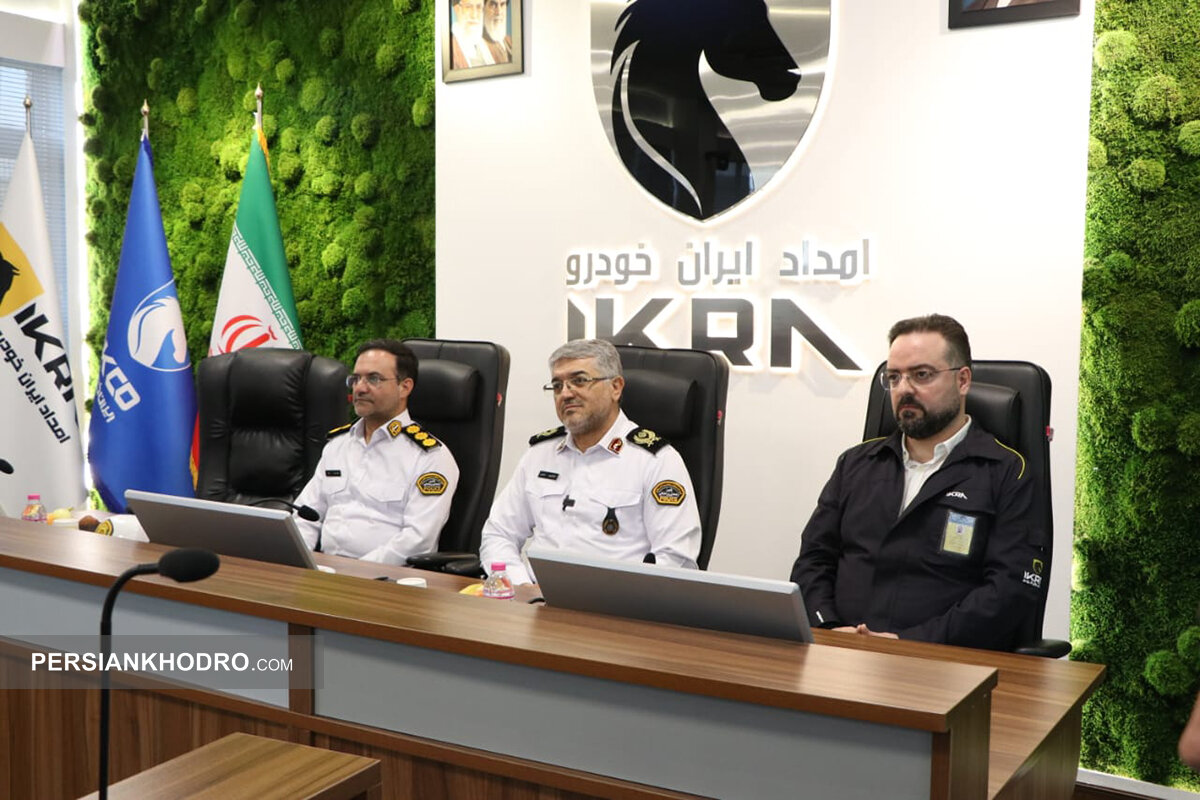 بازدید رئیس پلیس راهور فراجا از امداد ایران خودرو