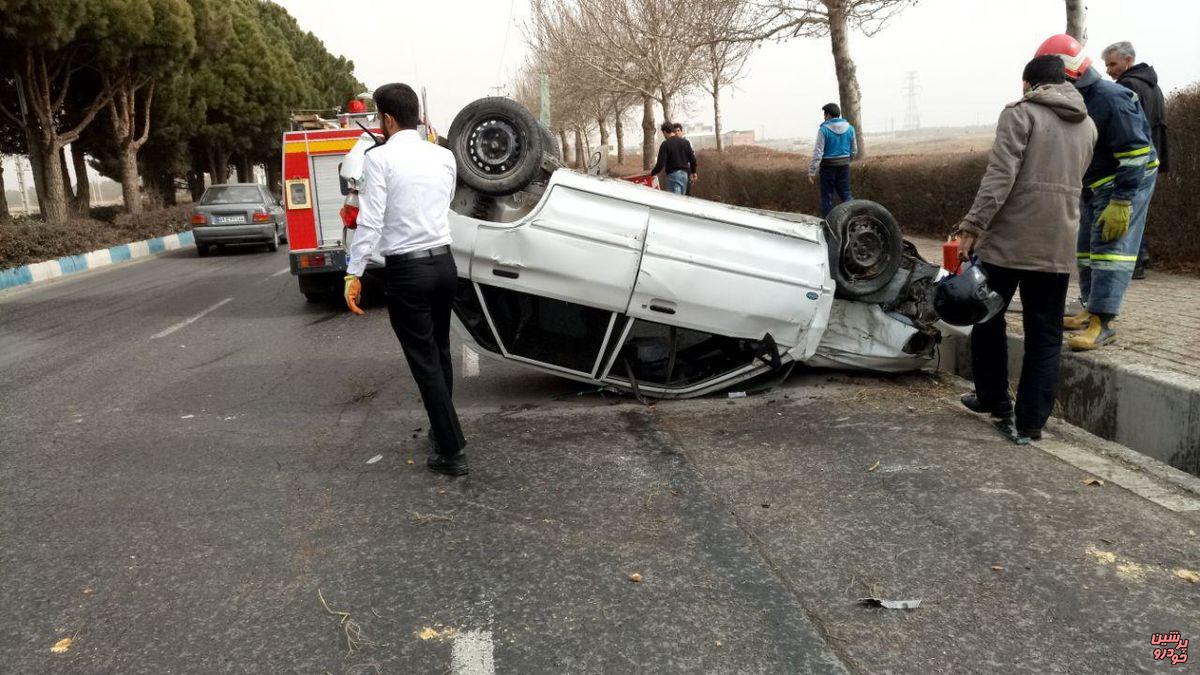 واژگونی خودرو