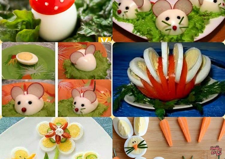 تخم مرغ آب پز