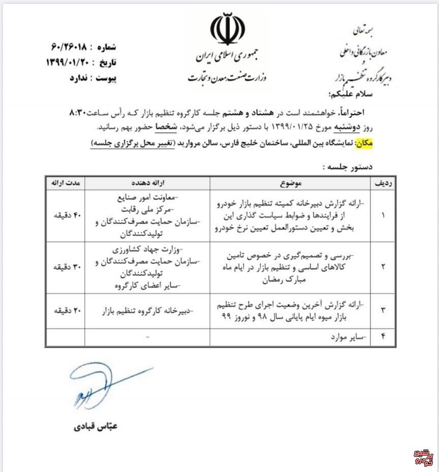 ستاد تنظیم بازار