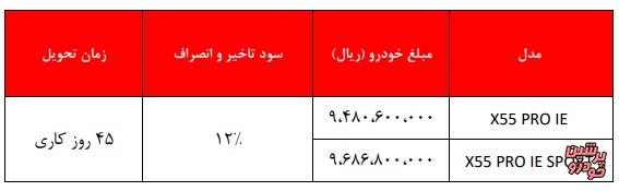 فروش ام وی ام ایکس 55 پرو