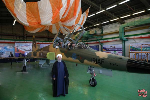 نخستین جنگنده ایرانی با حضور رئیس‌جمهور رونمایی شد + تصویر