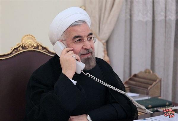 تماس تلفنی روحانی با رئیس جمهور فرانسه
