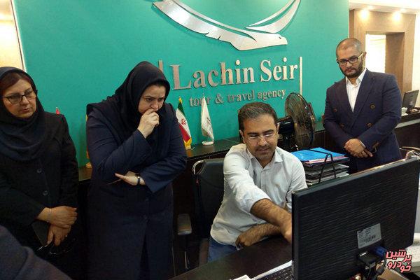 بازدید مدیرعامل هواپیمایی ایران از چند آژانس مسافرتی