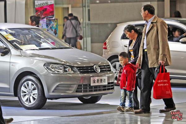 فروش خودرو در چین کاهش یافت