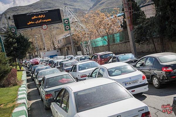 ترافیک سنگین در مسیر کرج-چالوس