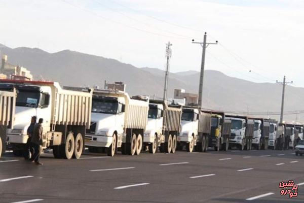 برخورد پلیس با معترضان به رانندگان کامیون