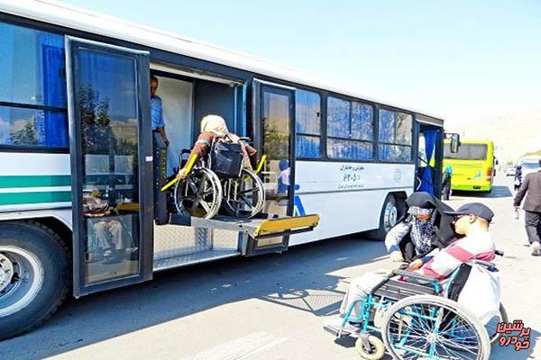 مناسب سازی ایستگاه های اتوبوس برای معلولان