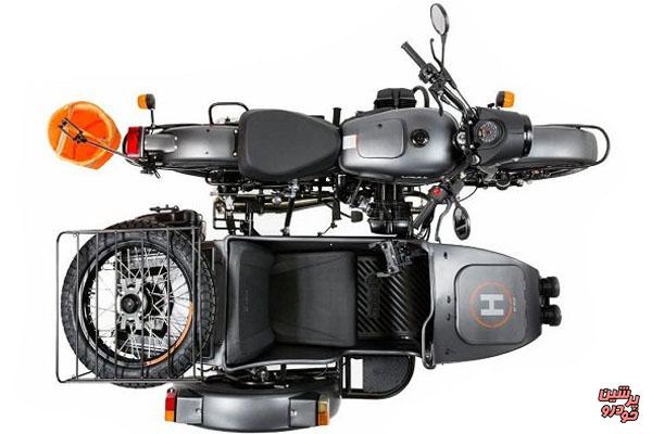 موتورسیکلتی که سکوی پرتاب و کنترل پهپاد است