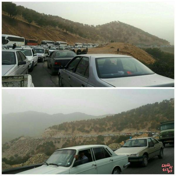 ترافیک در محورهای ایلام-مهران