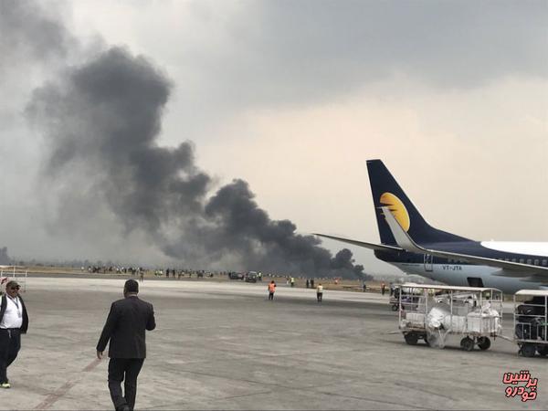 جزییات آتش گرفتن هواپیما در فرودگاه امام