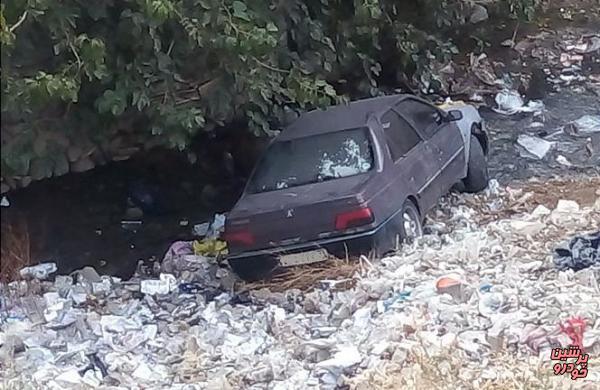 سقوط خودرو سواری به دره فرحزاد + تصویر