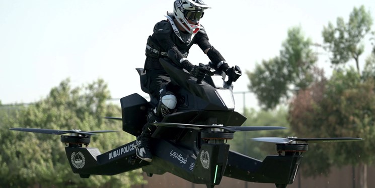 پلیس دوبی از موتورهای پرنده استفاده می‌کند
