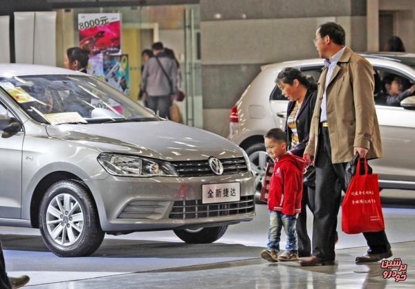 کاهش آمار فروش خودرو در چین