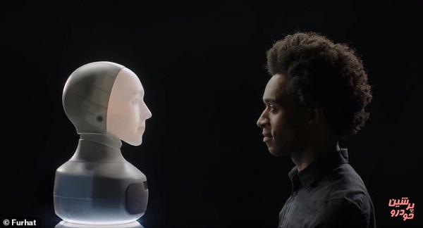 سر رباتیک که چهره افراد را تشخیص می‌دهد