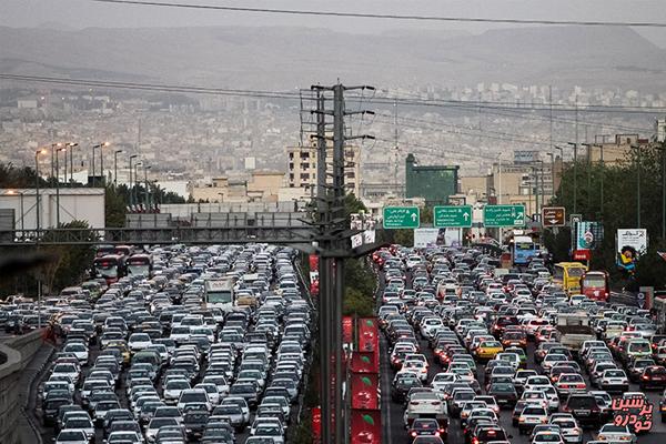 آخرین وضعیت ترافیکی معابر بزرگراهی شهر تهران