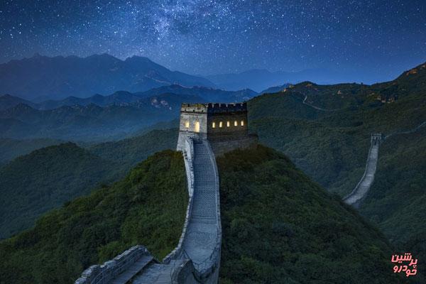 ترمیم دیوار بزرگ چین با کمک پهپاد ها!
