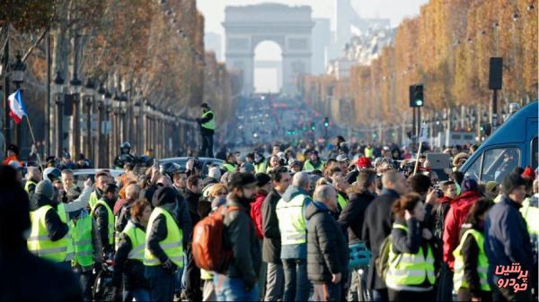 ادامه تظاهرات در پاریس علیه افزایش قیمت سوخت