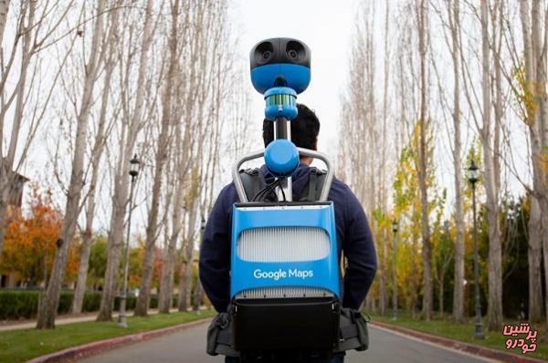 نقشه برداری از خیابان ها با کوله پشتی گوگل