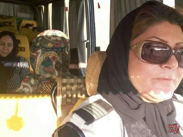 تنها راننده زن اتوبوس خواستار حمایت مسئولان شد