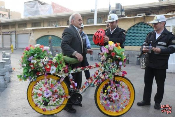 اقدام پلیس راهور برای ترویج فرهنگ دوچرخه‌سواری