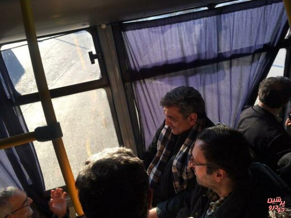 شهردار تهران سه‌شنبه این هفته با اتوبوس به سرکار رفت