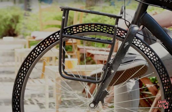 ساخت تایر بدون باد برای دوچرخه