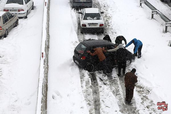 هشدار یخ‌زدگی جاده‌ها